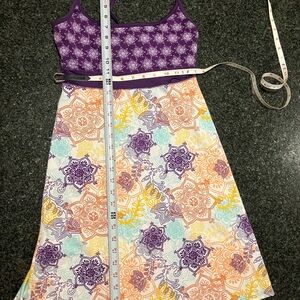 Lola Purple and Multicolor Patterned Dress
